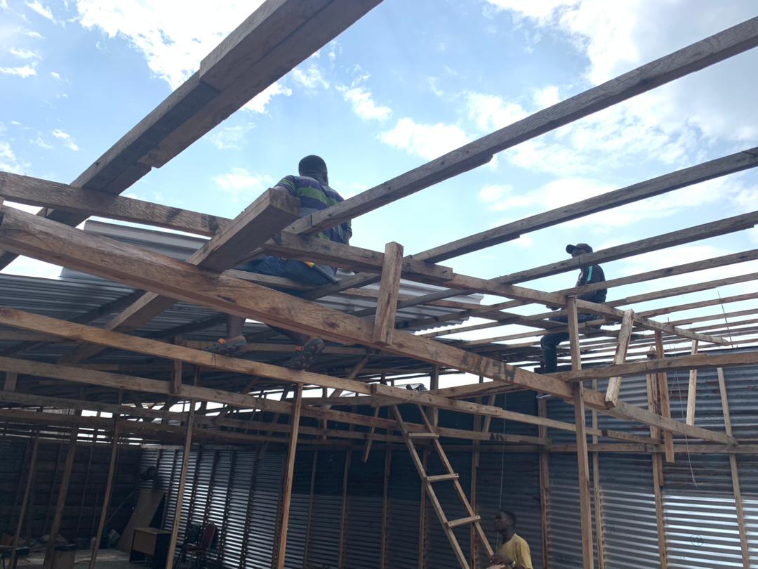 Construction de l'église